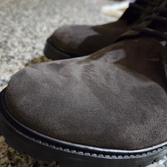 HUGO Men's Brown Suede Boots - Picture 5 of 8
